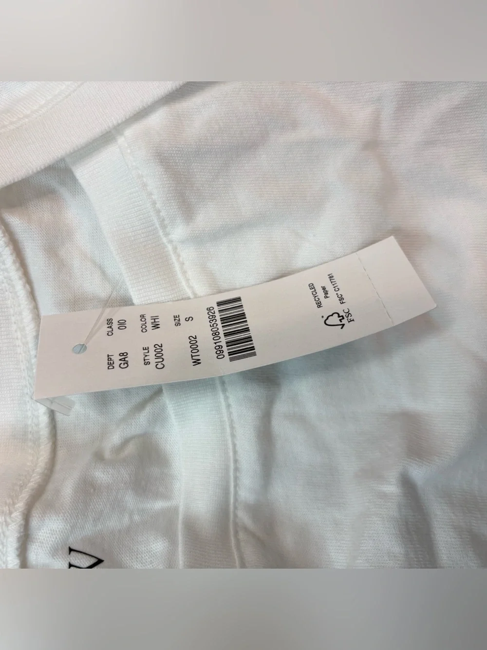 J. Crew New women’s S Vintage Jersey Puff-Sleeve T-shirt in white